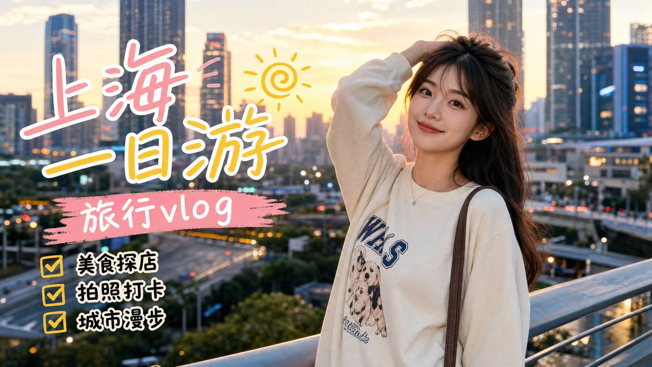 母女双飞视频-城市旅行VLOG生活视频分享
